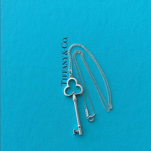Tiffany & Co. Silver Clover Key Pendant